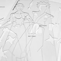 Trace Manga Stencil