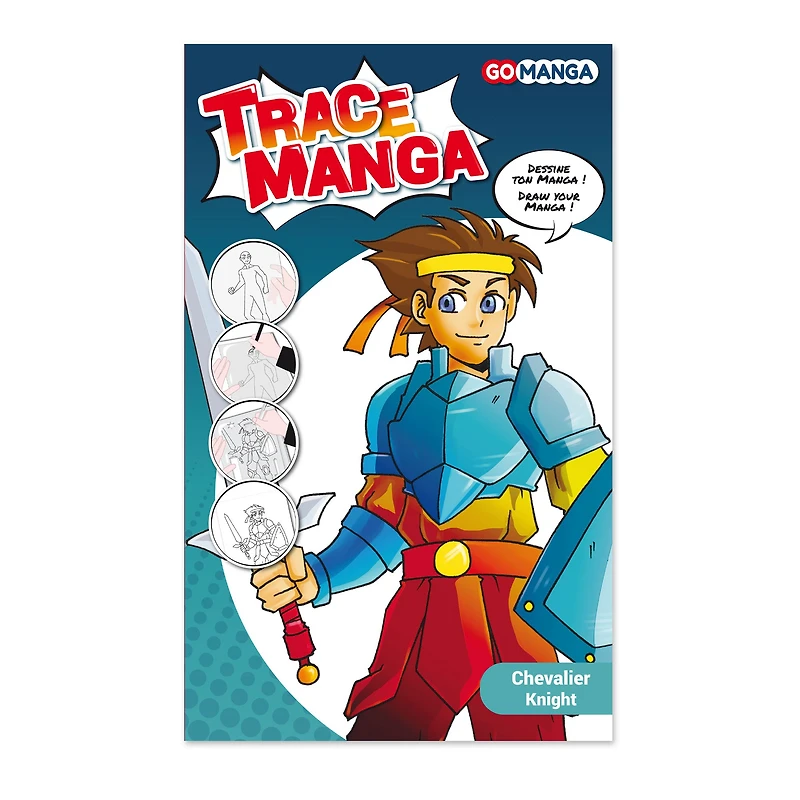 Gabarit Trace Manga - chevalier