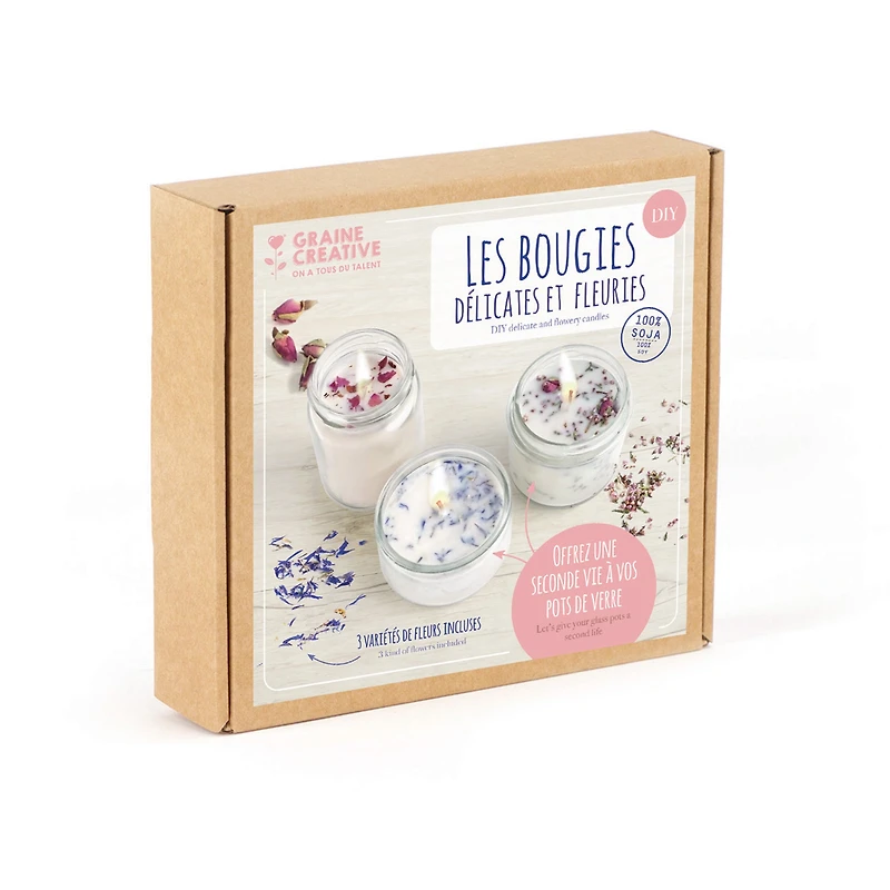 DIY Flower Candle Kit