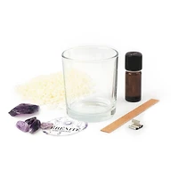 DIY Lithotherapy Candle Kit - Amethyst