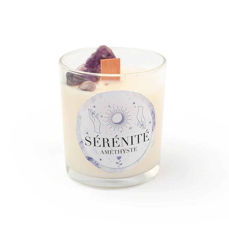 DIY Lithotherapy Candle Kit - Amethyst