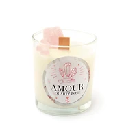 DIY Lithotherapy Candle Kit - Rose Quartz
