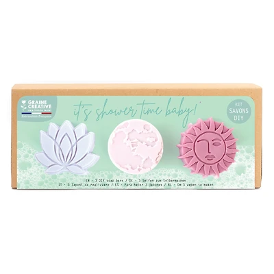 Kit savons DIY - « Shower Time, Calm »