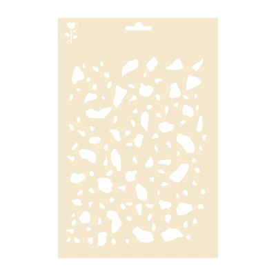 A4 Stencil - Terrazzo