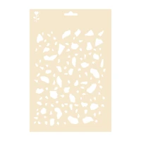 A4 Stencil - Terrazzo