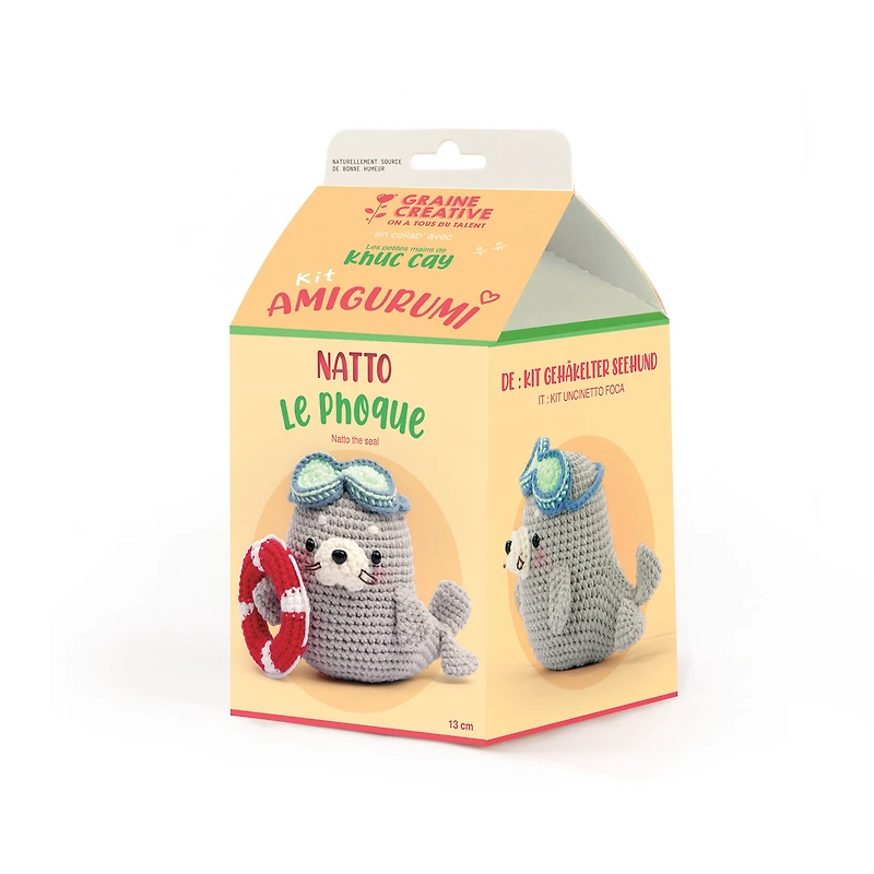 Kit crochet minigurumi - phoque