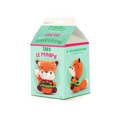 Kit crochet minigurumi - renard