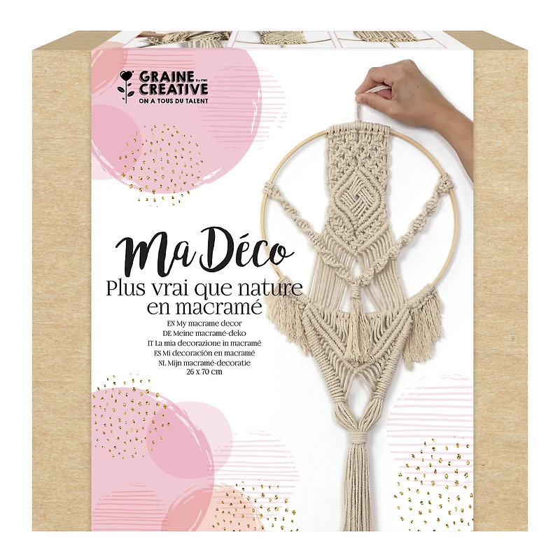 Round Macramé Wall Hanging Kit