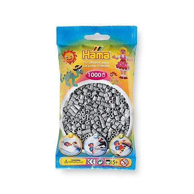 Paquet de 1000 perles Hama Midi – Gris