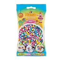 Pqt. 1000 perles Hama Midi - couleurs pastel