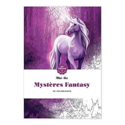 Mini bloc Art Thérapie : Mystères Fantasy