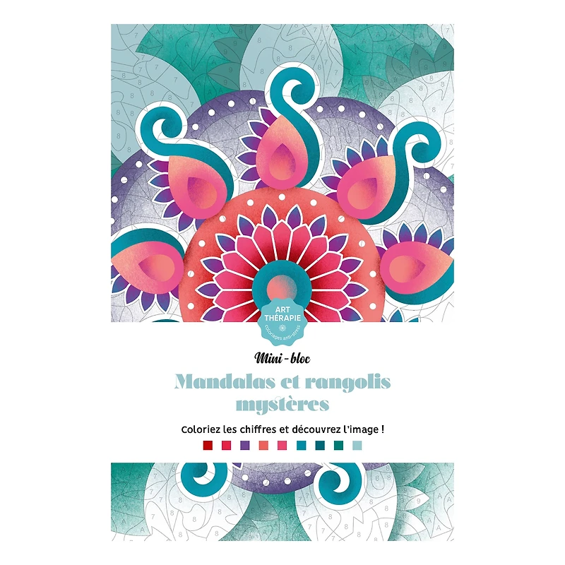Mini-bloc : Mandalas et rangolis mystères - French Ed.