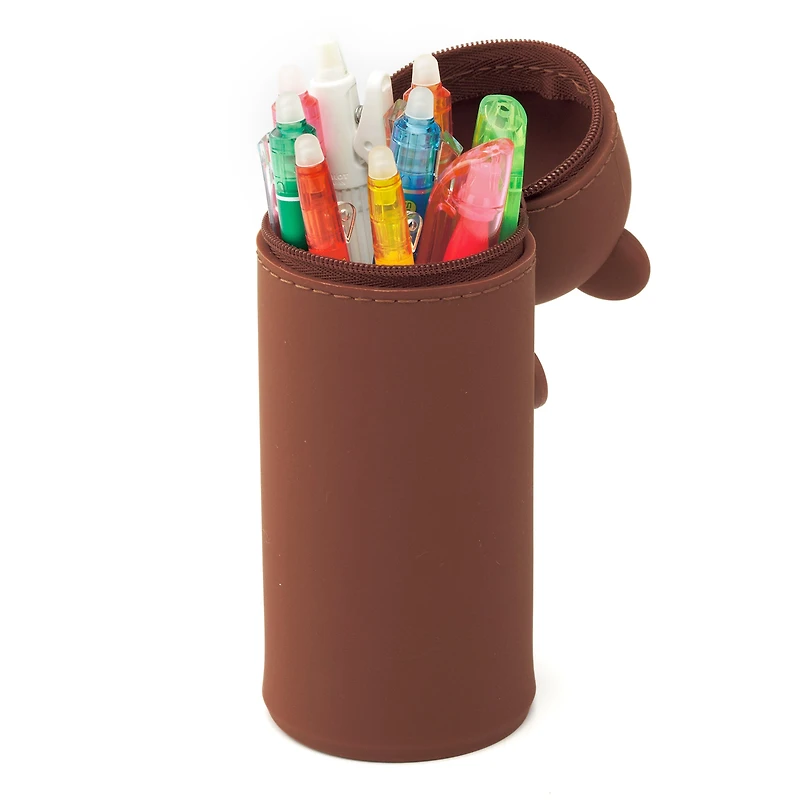 Trousse à stylos debout - cochon
