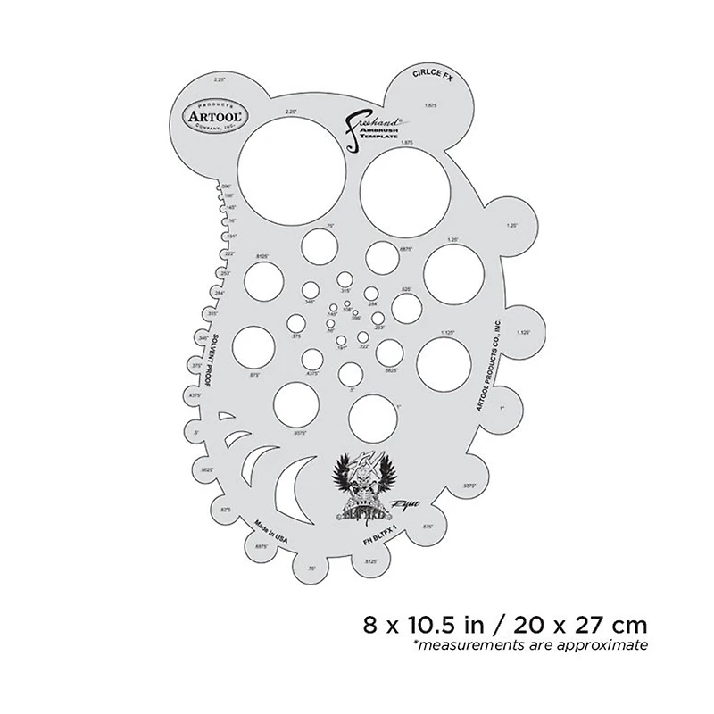 Artool Blasted FX Circle Template