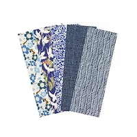 Set of 50 Japanese Papers 6 x 9 – Blue Mix