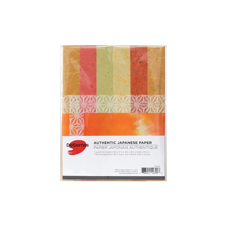 7-Sheet Authentic Japanese Paper Pack