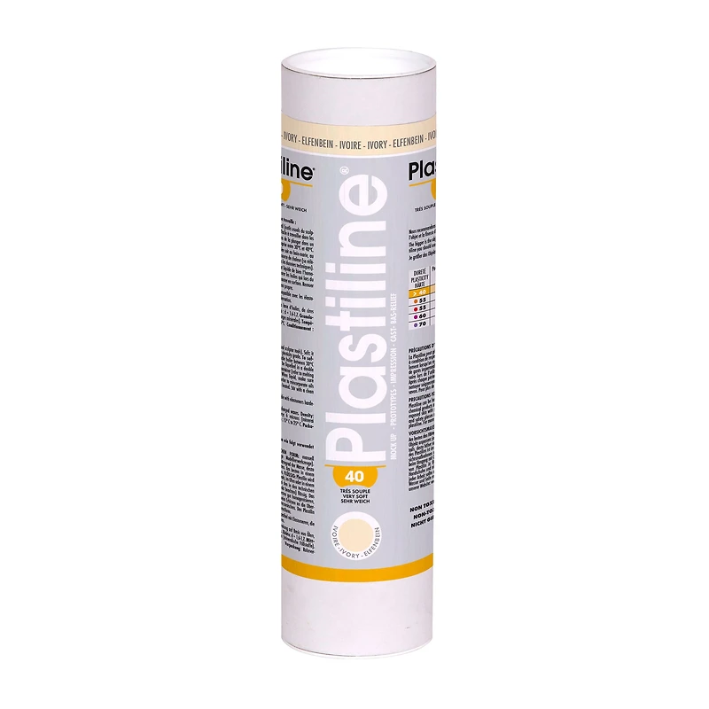 Plastiline dureté 40 - ivoire, 1 kg