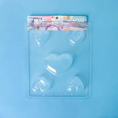 Soap mold - hearts