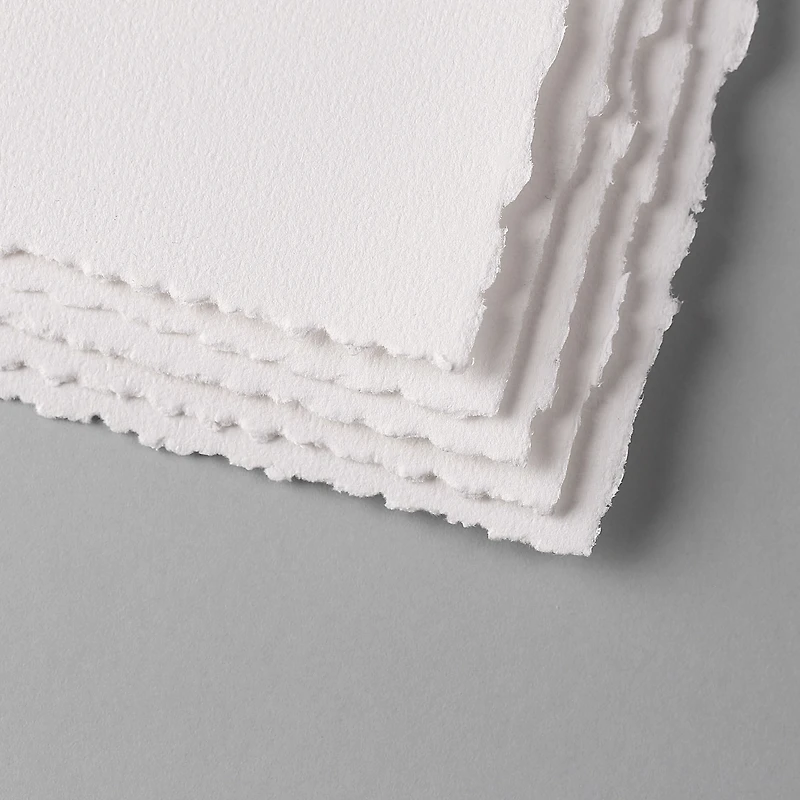Pqt. 3 feuilles papier aquarelle Fontaine - grain torchon