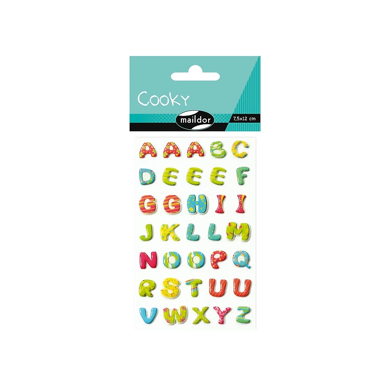 Autocollants Cooky - alphabet peps
