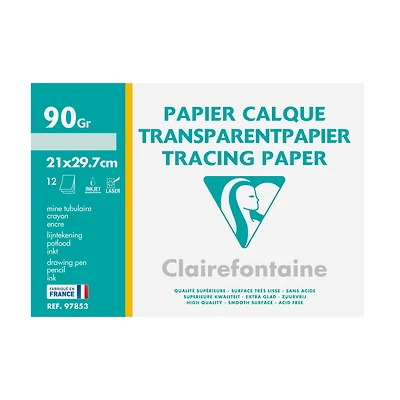 Pochette papier calque - 10 feuilles