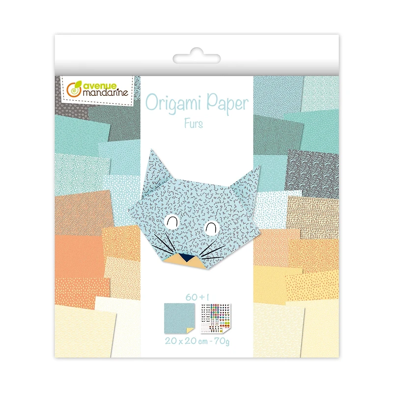 Origami Paper - Furs