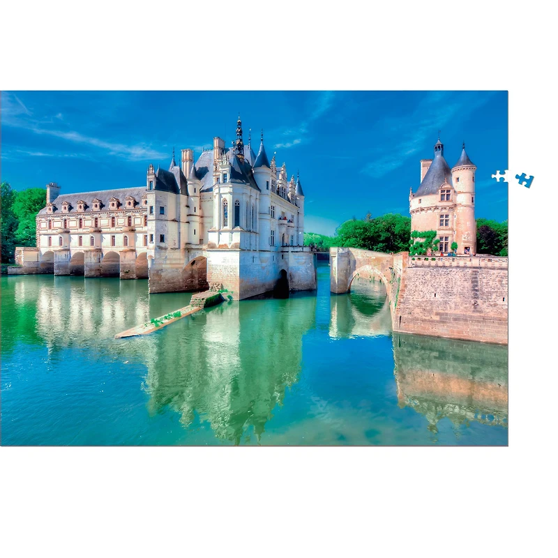 1,000-Piece Puzzle - "Chenonceau Castle, Touraine"