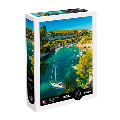 1,000-Piece Puzzle - "The Calanques in Cassis, Côte d'Azur"