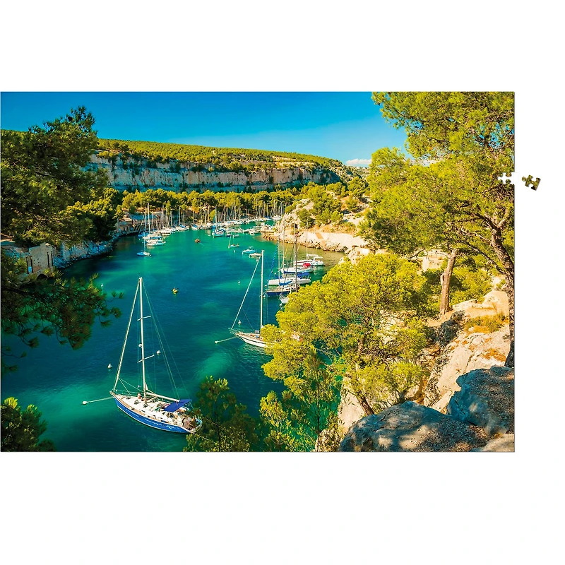 1,000-Piece Puzzle - "The Calanques in Cassis, Côte d'Azur"