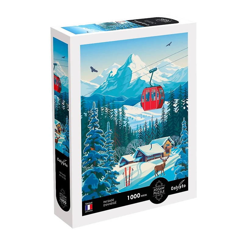1,000-Piece Puzzle - "Mountain Village"