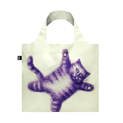 Sac fourretout - Le chat volant mauve par Armada Veve