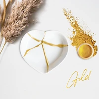 DIY Kintsugi Kit w/ Ceramic Heart