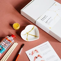 DIY Kintsugi Kit w/ Ceramic Heart