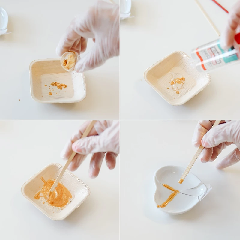 DIY Kintsugi Kit w/ Ceramic Heart