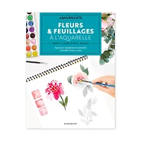 Fleurs & feuillages à l'aquarelle