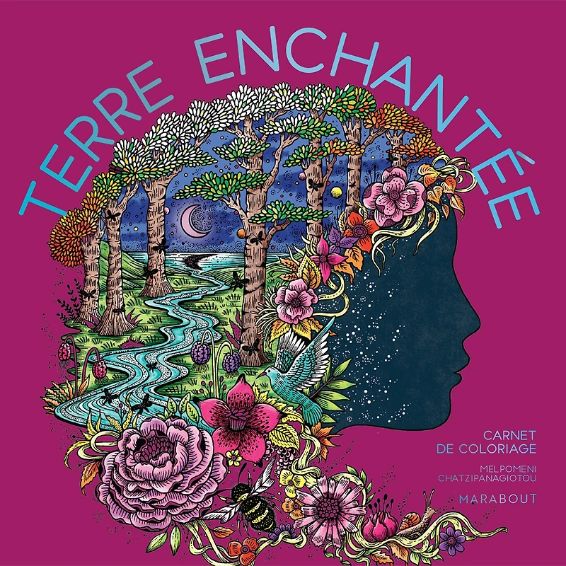 Carnet de coloriage : Terre enchantée - French Ed.