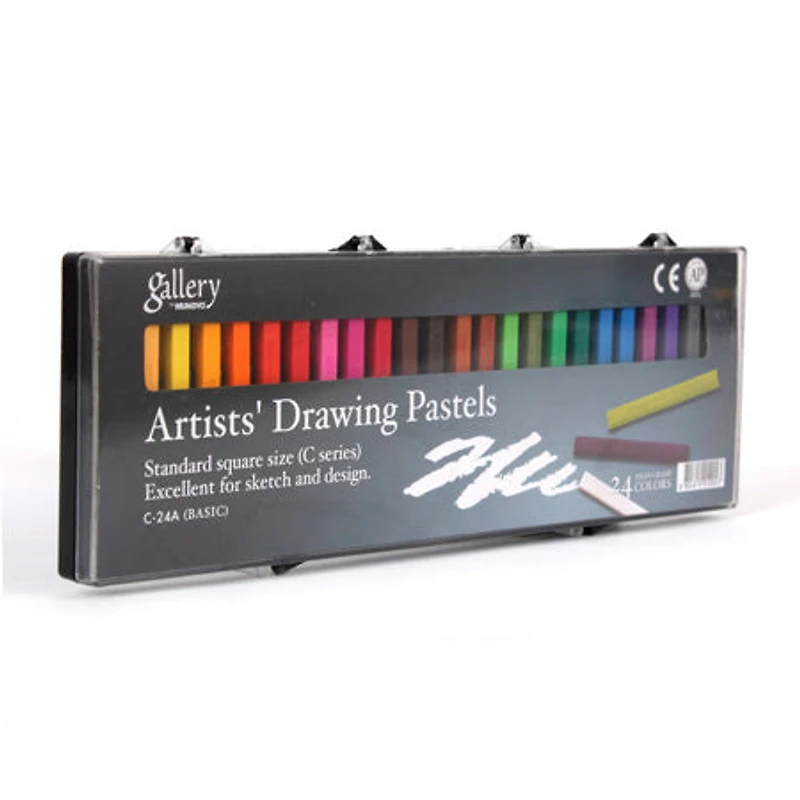 Mungyo Pastels Square-24 Basic Colours