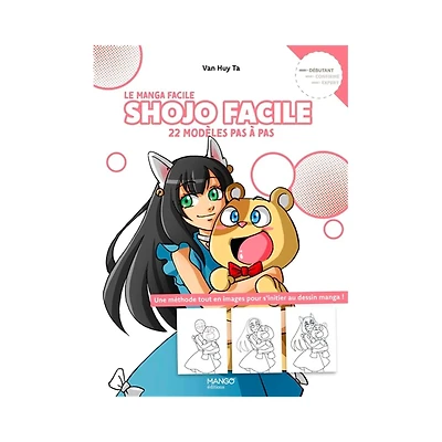 Manga Shojo facile: 22 modèles pas à pas - French Ed.