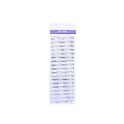 Gem Stickers - White, 4 mm