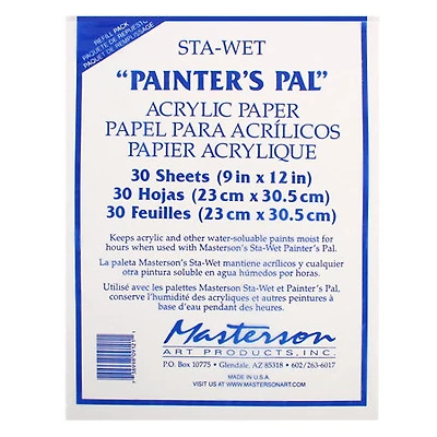 Painter's Pal Palette Paper Refill 9 X 12 inch