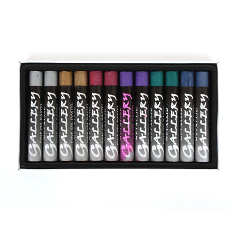 Mungyo 12 Oil Pastel Metallic Colours