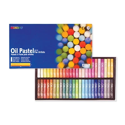 Ens. 48 pastels à l'huile pour artistes