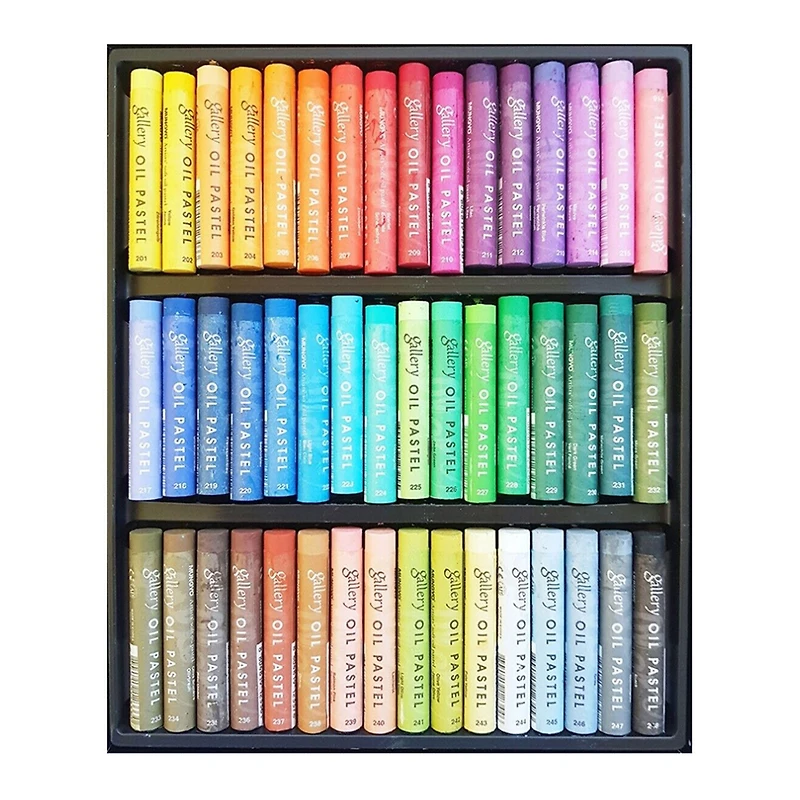 Ens. 48 pastels à l'huile tendres pour artistes
