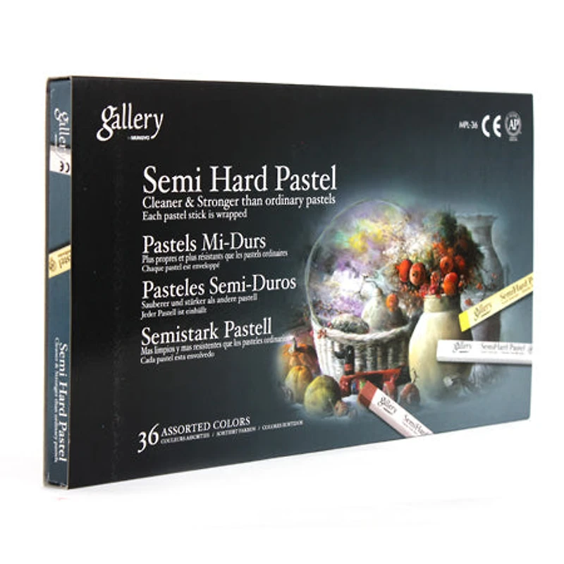 Mungyo Semi-Hard Pastel Box 36 Assorted