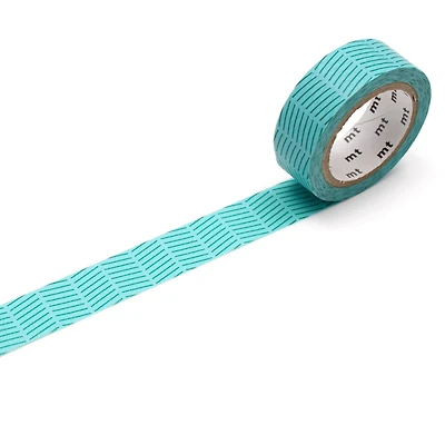 MT Washi Masking Tape - Diagonal Green