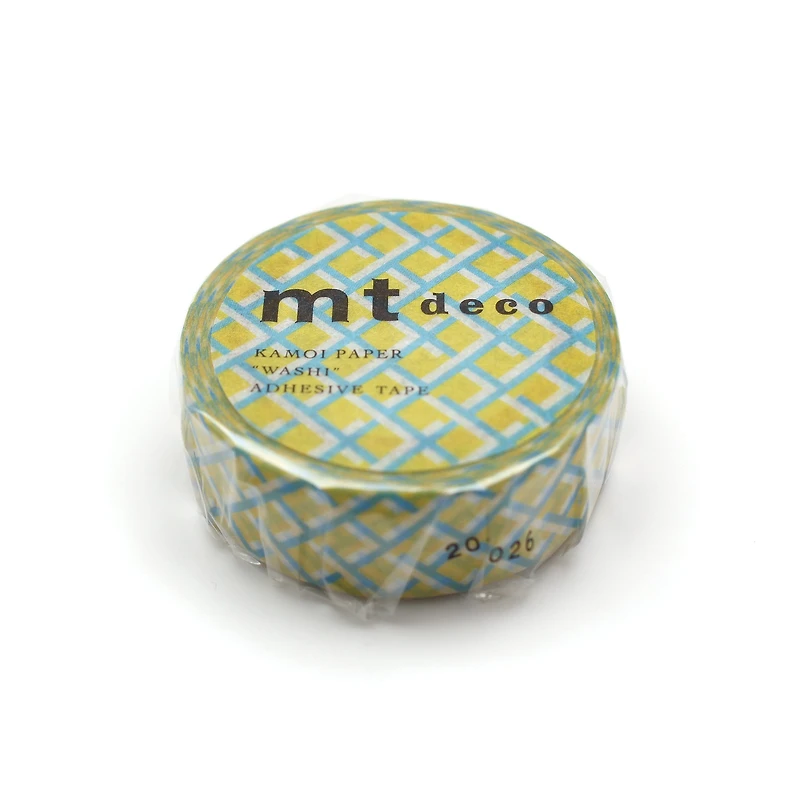 MT Washi Masking Tape - Mesh Yellow