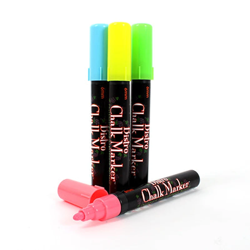 Set of 4 Chalk Markers – Fluo B