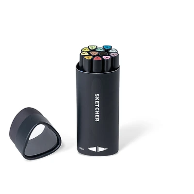 12-Pack Sketcher Dual-Tip Markers