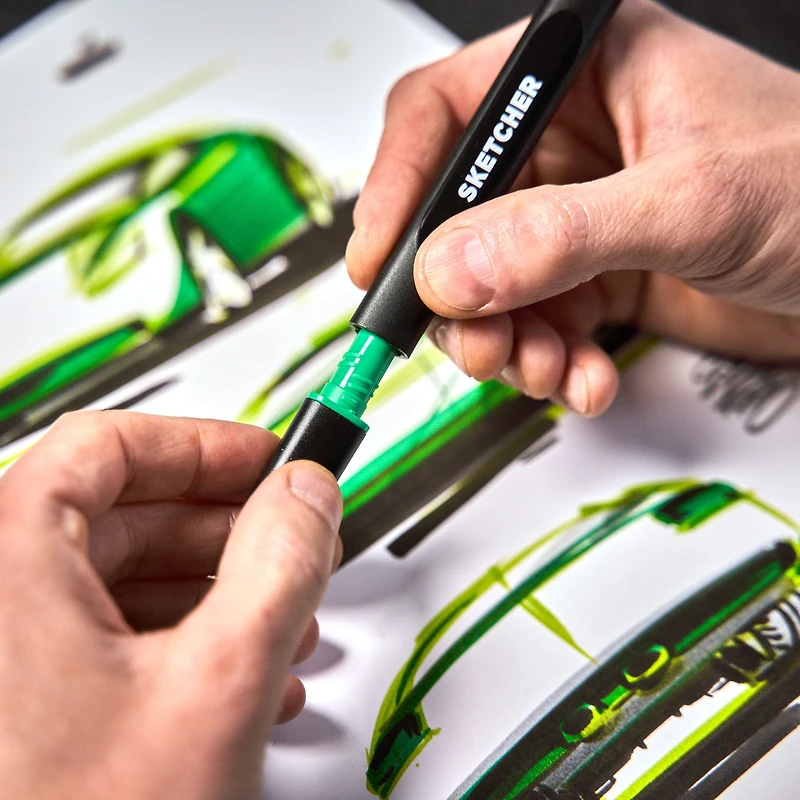 Sketcher Marker Full Set - Brush Tip