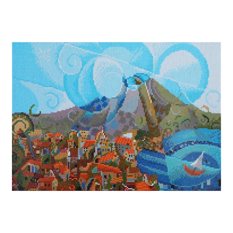 Kit créatif Diamond Dotz - Mont Vésuve